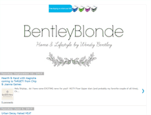 Tablet Screenshot of bentleyblonde.com